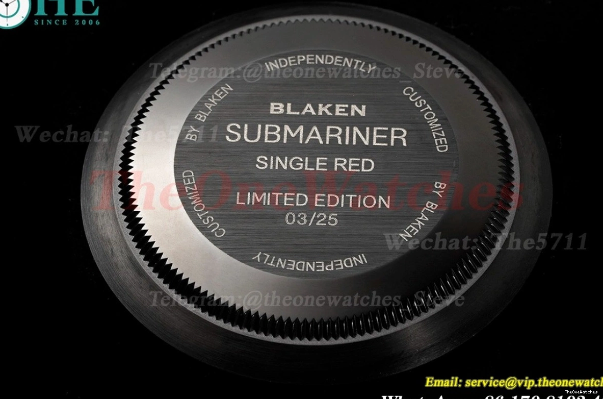 Dot SS Submariner 40mm Black VS3135 DLC V6F Blaken 0416